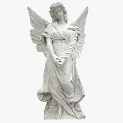 Скульптура из мрамора S_38 Ангел с лавровой ветвью